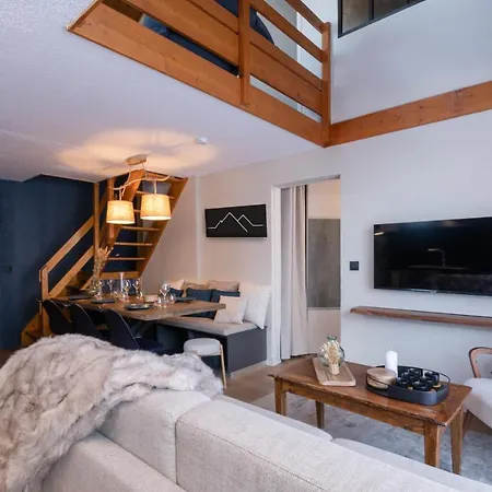 Le Chalerick - Triplex Renove 6 A 8 Personnes - Hyper Centre 1800 - Aux Pieds Apartment Valmeinier